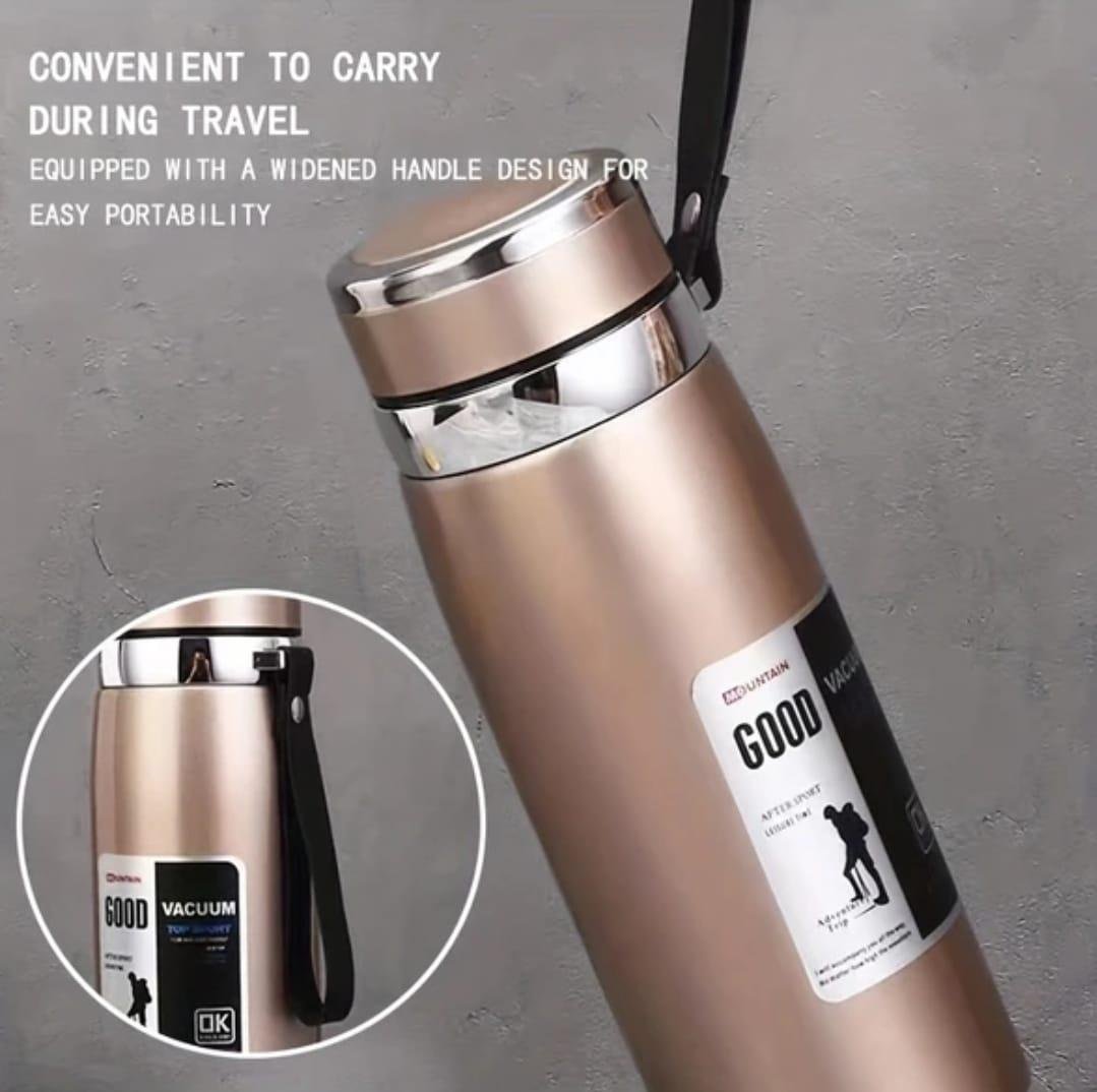 Stainless Steel Thermos Bottle for Hot & Cold Drinks - Image 3